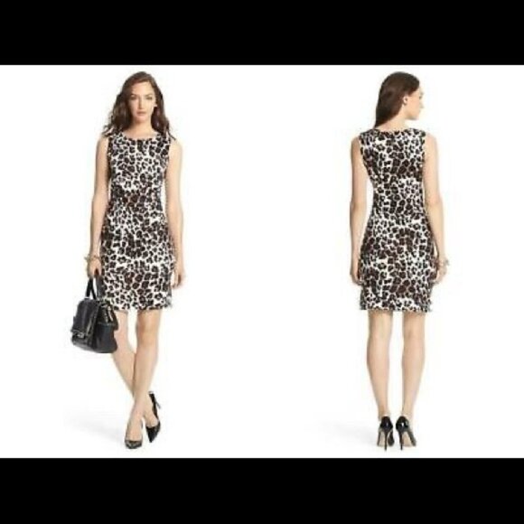 DVF Diane von Furstenberg Selene Snow Cheetah dress silk leopard tan new 10 - Picture 1 of 6